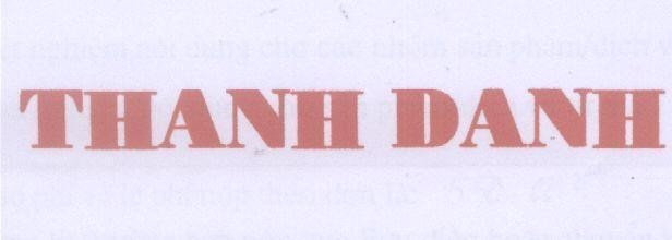 Mẫu nhãn hiệu THANH DANH