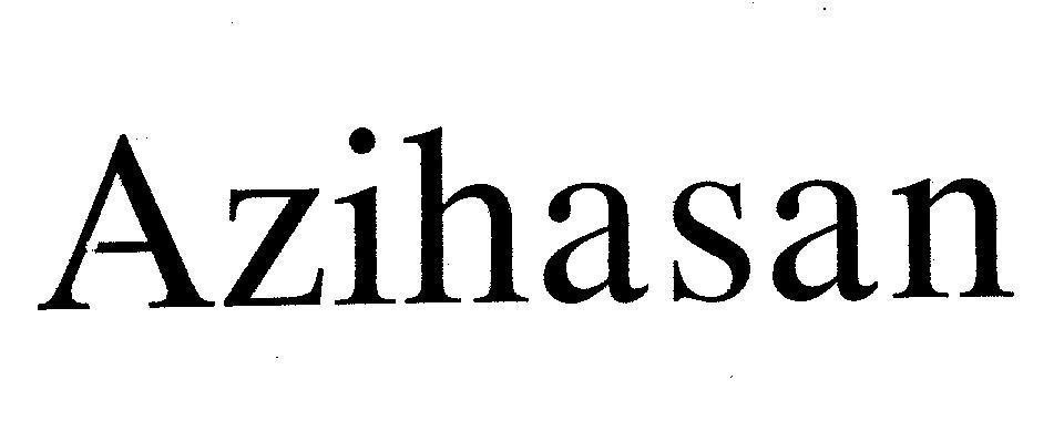Mẫu nhãn hiệu AZIHASAN