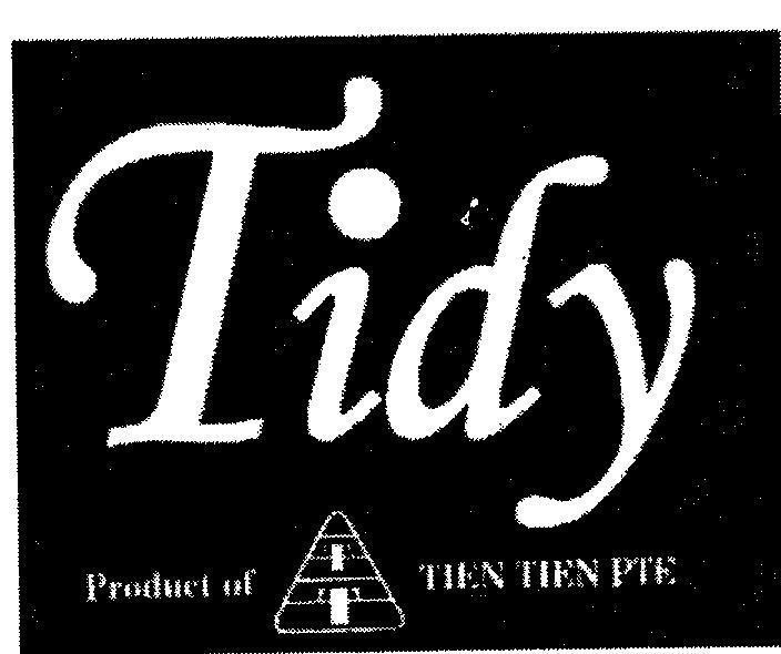 Mẫu nhãn hiệu TIDY TIEN TIEN TT PTE PRODUCT OF