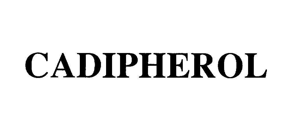 Mẫu nhãn hiệu CADIPHEROL