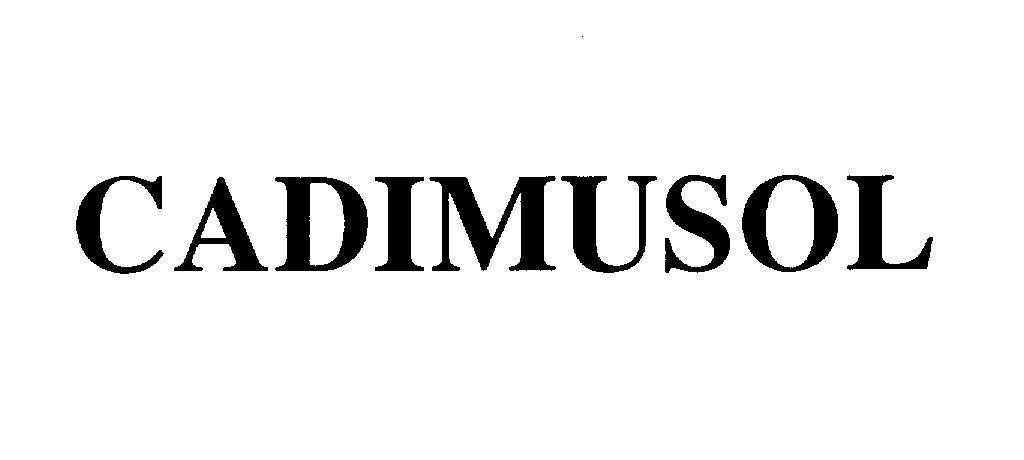 Mẫu nhãn hiệu CADIMUSOL