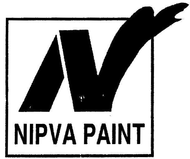 Mẫu nhãn hiệu NV N V NIPVA PAINT