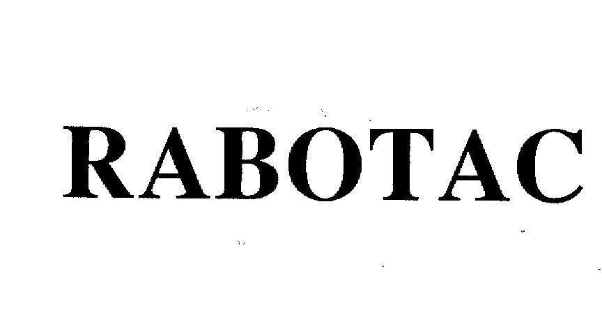 Mẫu nhãn hiệu RABOTAC