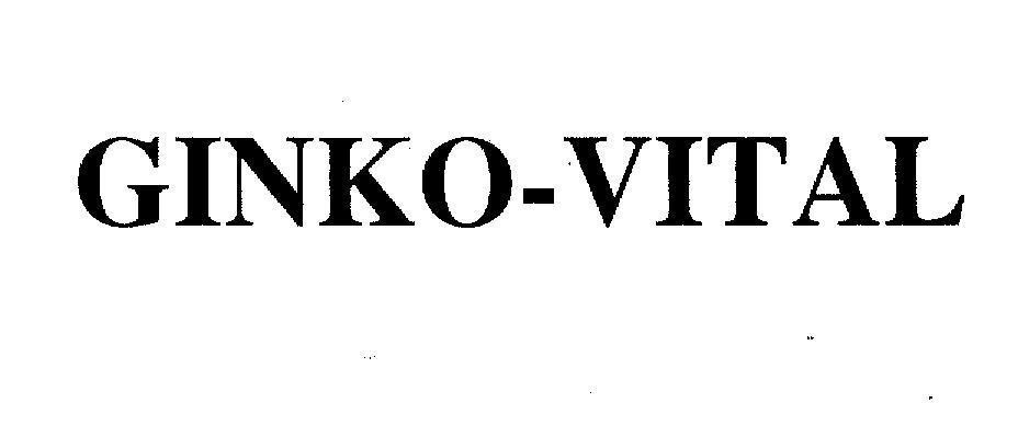 Mẫu nhãn hiệu GINKO - VITAL
