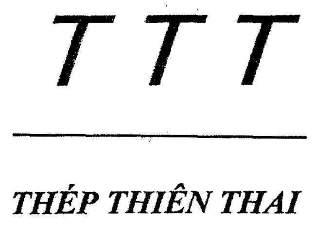 Mẫu nhãn hiệu TTT Thiên Thai Thép