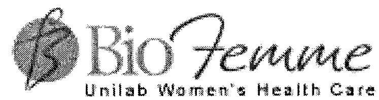 Mẫu nhãn hiệu B BIOFEMME UNILAB WOMEN'S HEALTH CARE