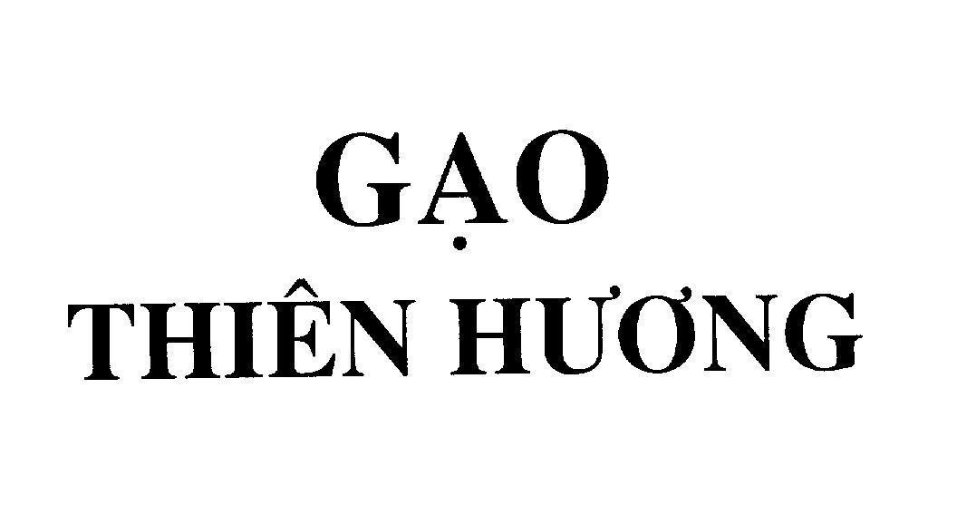 Mẫu nhãn hiệu THIÊN HƯƠNG GạO