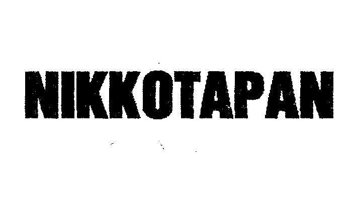 Mẫu nhãn hiệu NIKKOTAPAN