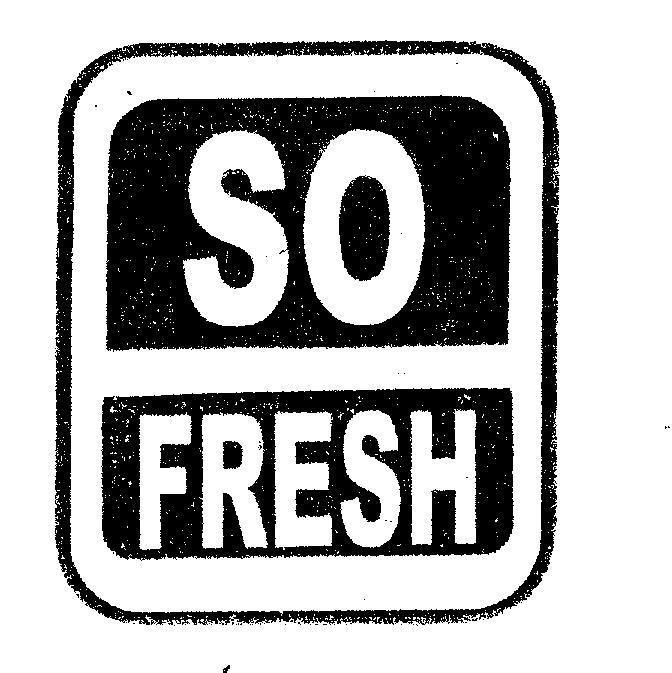 Mẫu nhãn hiệu SO FRESH