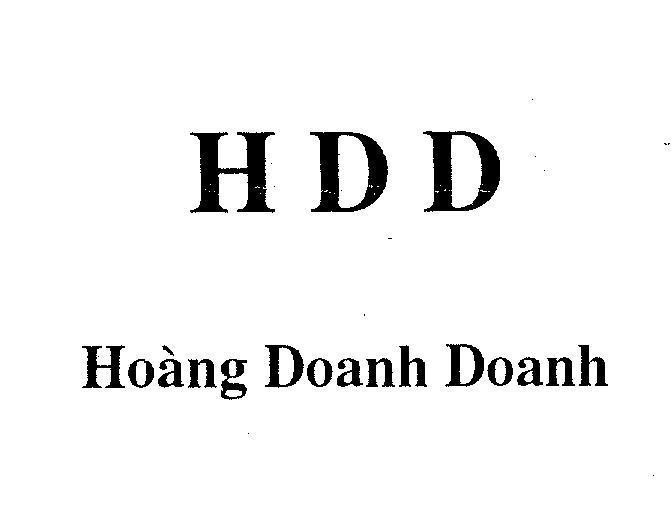 Mẫu nhãn hiệu Hoàng Doanh Doanh H D D