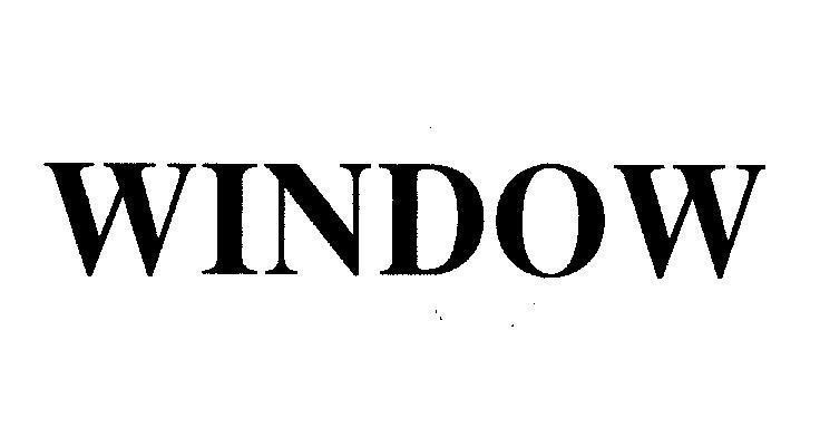Mẫu nhãn hiệu WINDOW