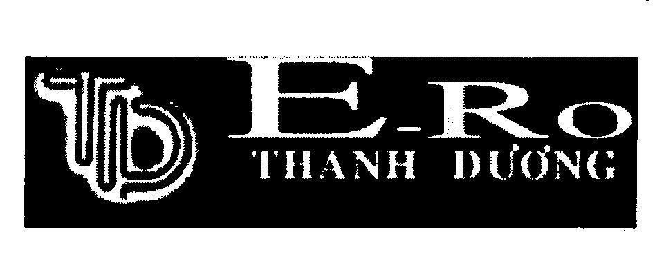 Mẫu nhãn hiệu TD ERO THANH DƯƠNG