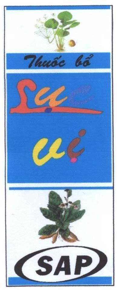 Mẫu nhãn hiệu SAP Thuốc Bổ Lục Vị