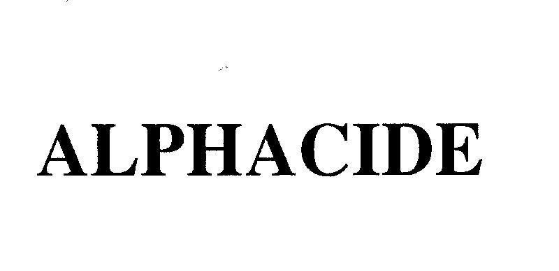 Mẫu nhãn hiệu ALPHACIDE