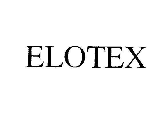 Mẫu nhãn hiệu ELOTEX