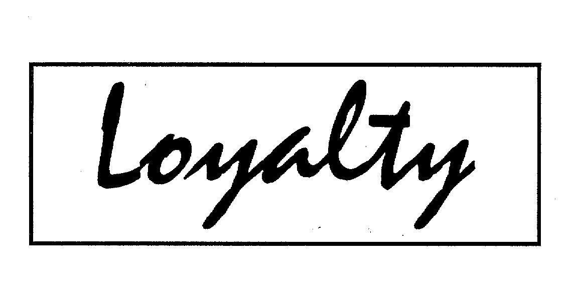 Mẫu nhãn hiệu LOYALTY