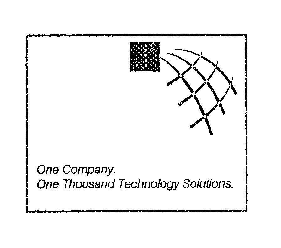 Mẫu nhãn hiệu ONE COMPANY ONE THOUSAND TECHNOLOGY SOLUTIONS