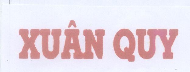 Mẫu nhãn hiệu XUÂN QUY