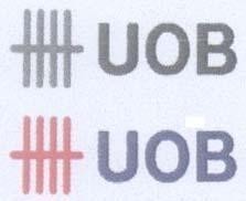 Mẫu nhãn hiệu UOB