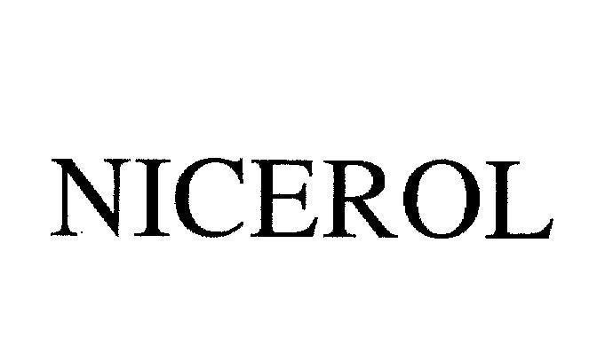 Mẫu nhãn hiệu NICEROL