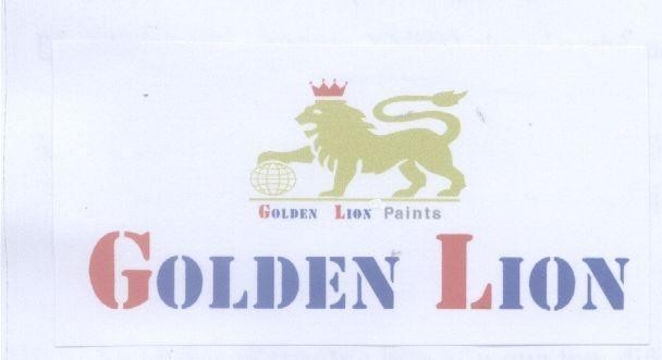 Mẫu nhãn hiệu GOLDEN LION PAINTS GOLDEN LION