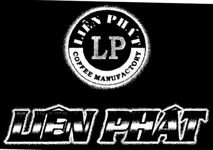 Mẫu nhãn hiệu LP LIÊN PHáT COFFEE MANUFACTORY