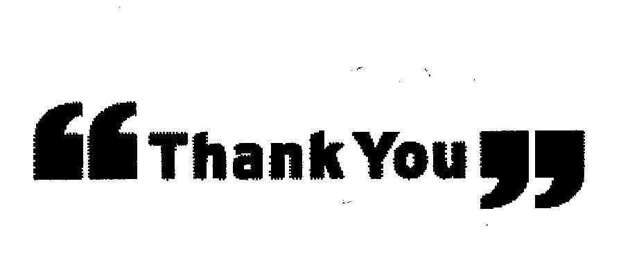 Mẫu nhãn hiệu THANK YOU