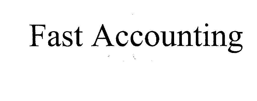 Mẫu nhãn hiệu FAST ACCOUNTING