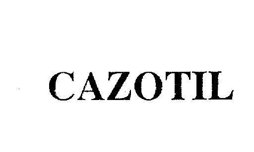 Mẫu nhãn hiệu CAZOTIL