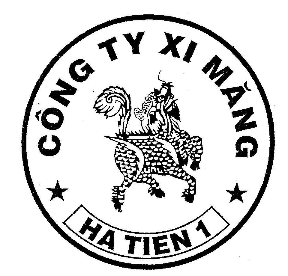 Mẫu nhãn hiệu HA TIEN 1 Công ty xi măng