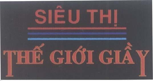 Mẫu nhãn hiệu Siêu Thị Thế Giới Giầy