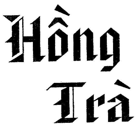 Mẫu nhãn hiệu HồNG TRà