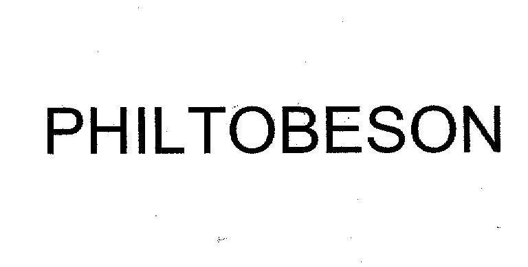 Mẫu nhãn hiệu PHILTOBESON