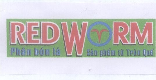 Mẫu nhãn hiệu REDWORM Phân Bón Lá Sản Phẩm Từ Trùn Quế