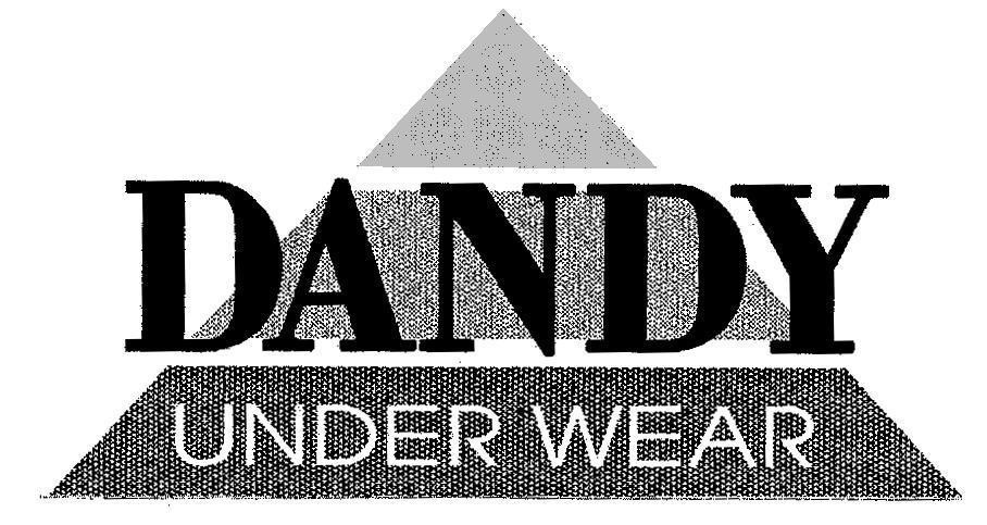 Mẫu nhãn hiệu DANDY UNDER WEAR