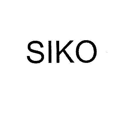 Mẫu nhãn hiệu SIKO