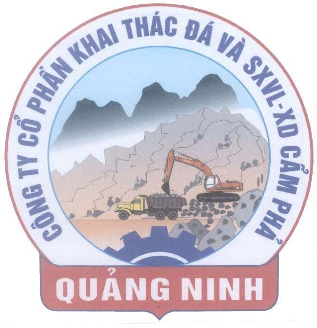 Mẫu nhãn hiệu CẩM PHá QUảNG NINH CÔNG TY Cổ PHầN KHAI THáC Đá Và SXVL - XD