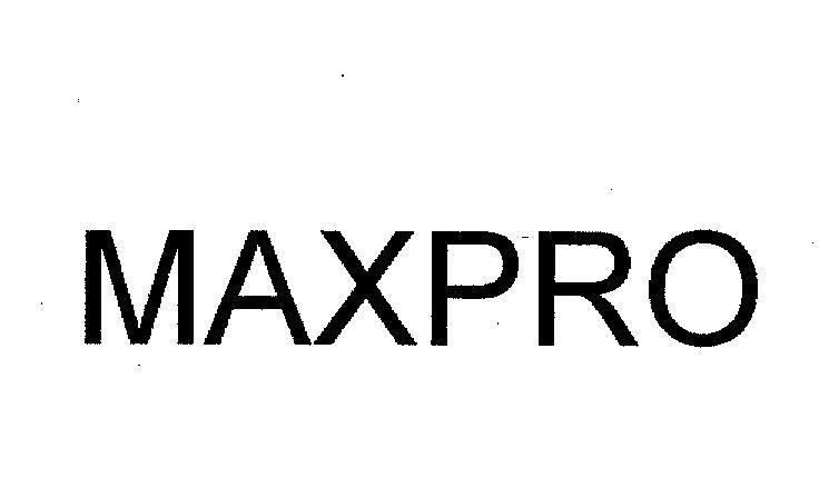 Mẫu nhãn hiệu MAXPRO