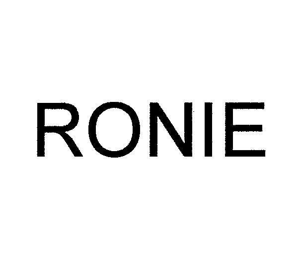 Mẫu nhãn hiệu RONIE