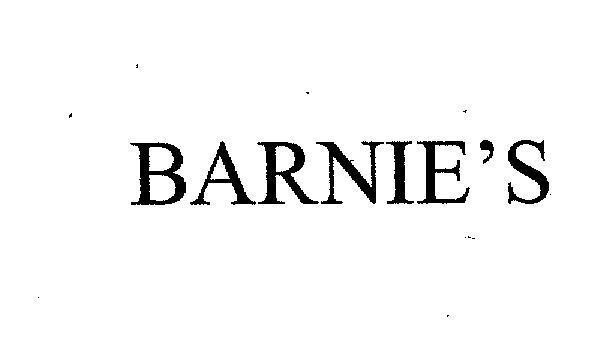 Mẫu nhãn hiệu BARNIE S