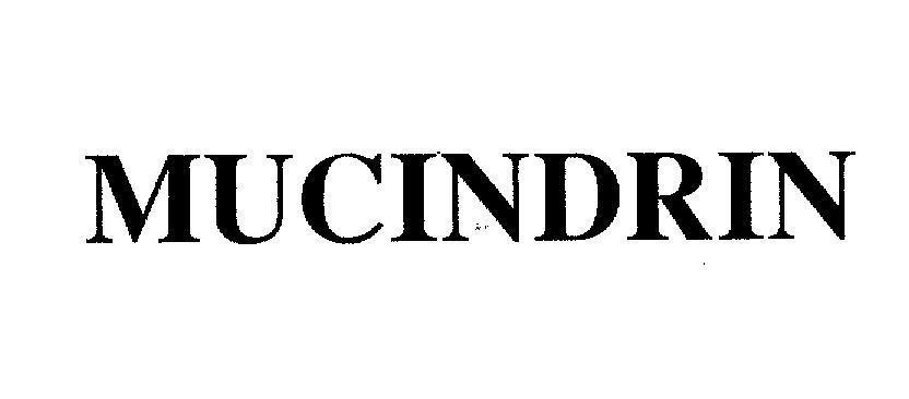 Mẫu nhãn hiệu MUCINDRIN