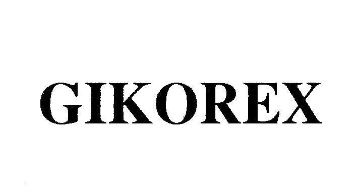 Mẫu nhãn hiệu GIKOREX