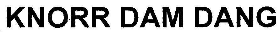 Mẫu nhãn hiệu KNORR DAM DANG