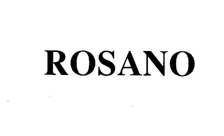 Mẫu nhãn hiệu ROSANO