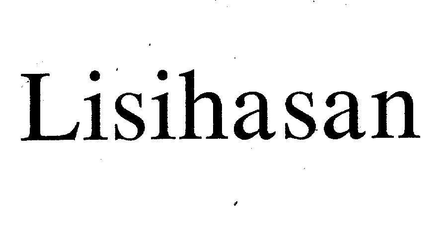 Mẫu nhãn hiệu LISIHASAN