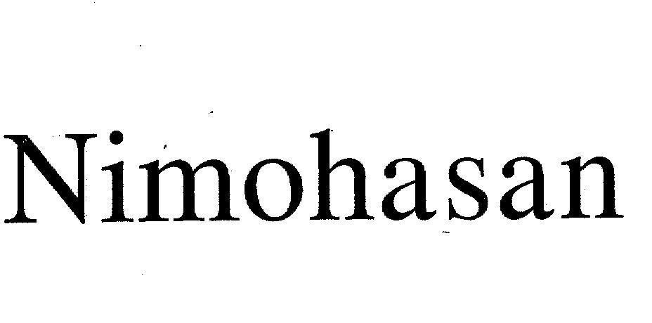 Mẫu nhãn hiệu NIMOHASAN