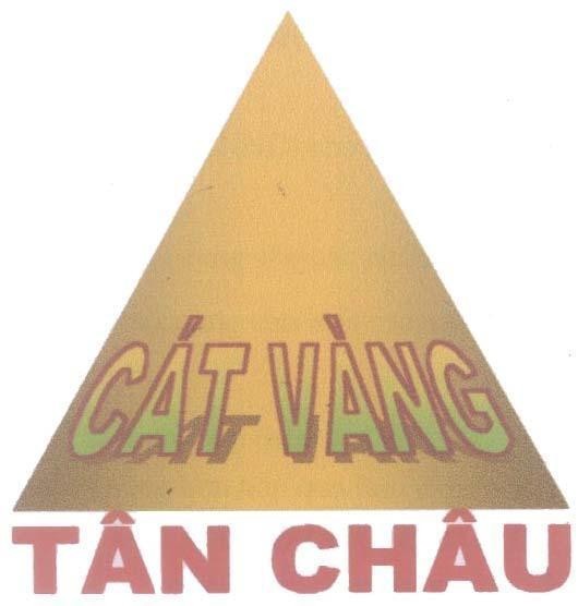 Mẫu nhãn hiệu Tân Châu Cát Vàng