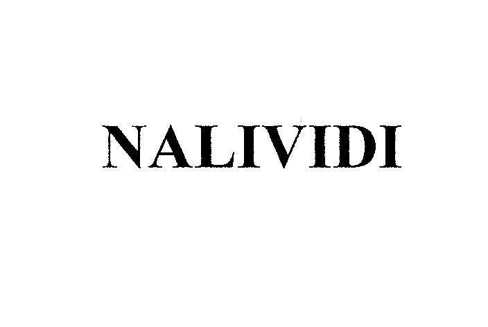 Mẫu nhãn hiệu NALIVIDI