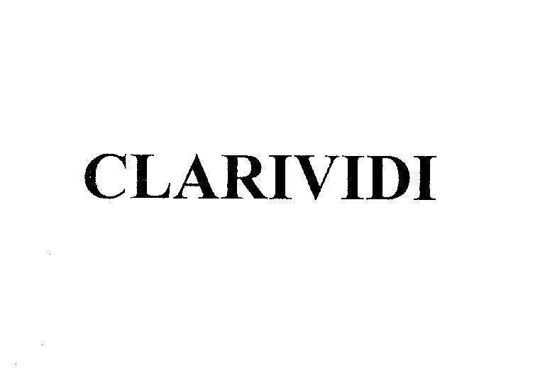 Mẫu nhãn hiệu CLARIVIDI
