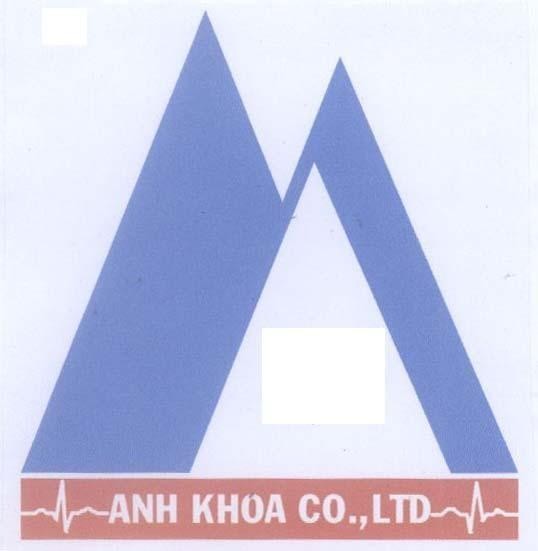 Mẫu nhãn hiệu ANH KHOA CO LTD
